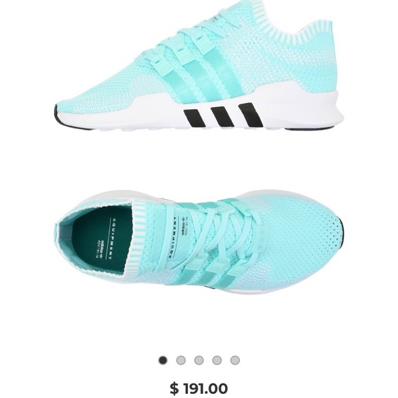 ADIDAS PRIMEKNIT EQT SUPPORT ADV AQUA SNEAKERS - Picture 13 of 14